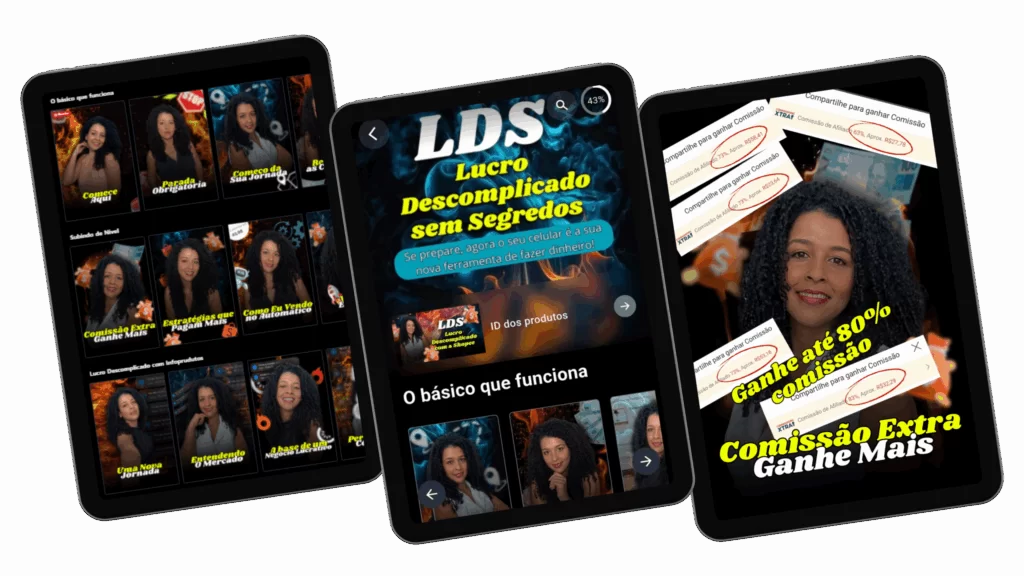 Mockup do treinamento LDS